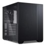 Carcasa lian li o11 air mini mid-tower tempered glass negru pci-slots 5 7 preinstalled fans