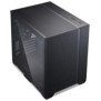 Carcasa lian li o11 air mini mid-tower tempered glass negru pci-slots 5 7 preinstalled fans