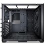 Carcasa lian li o11 air mini mid-tower tempered glass negru pci-slots 5 7 preinstalled fans