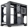 Carcasa lian li o11 air mini mid-tower tempered glass negru pci-slots 5 7 preinstalled fans