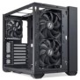 Carcasa lian li o11 air mini mid-tower tempered glass negru pci-slots 5 7 preinstalled fans