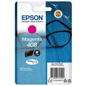 Epson singlepack magenta 408 durabrite ultra ink 14.7 ml workforce pro wf-c4810dtwf workforce pro wf-c4310dw.