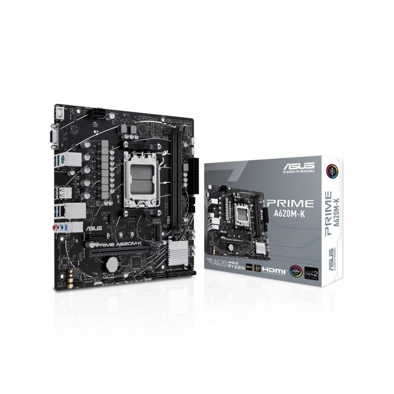 Placa de baza asus prime a620m-k am5 2x ddr5 1x vga 1x hdmi 1x pcie