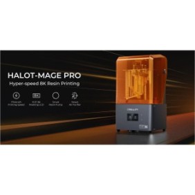 Imprimanta 3d creality halot-mage pro cu rasina tehnologie sla stereolitografie sursa 150w dimensiuni printare: 228*128*230mm