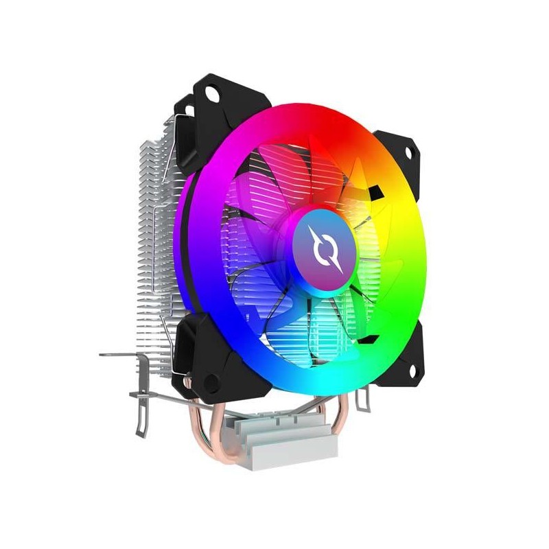 Cooler procesor aqyris puck pro rgb negru dimensiune heatsink 152x120x49mm (cu ventilator) un ventilator argb