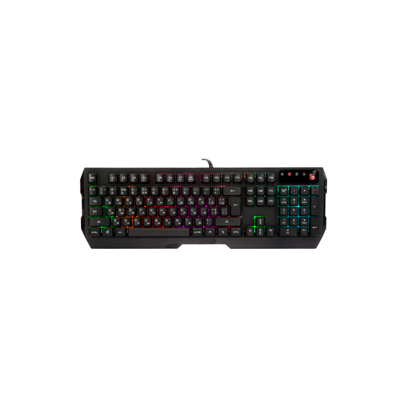 Tastatura a4tech q135 bloody gaming cu fir 1.8m 106 taste format standard  iluminare usb negru