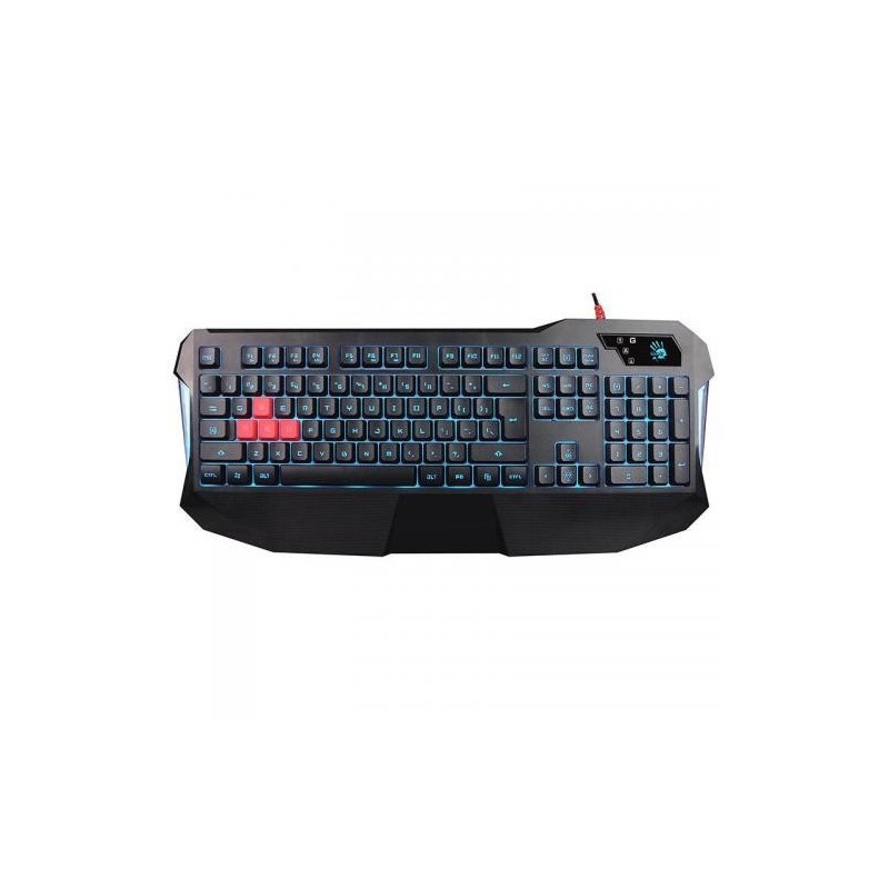 Tastatura a4tech b130 bloody gaming cu fir 1.8m 106 taste format standard  iluminare usb negru