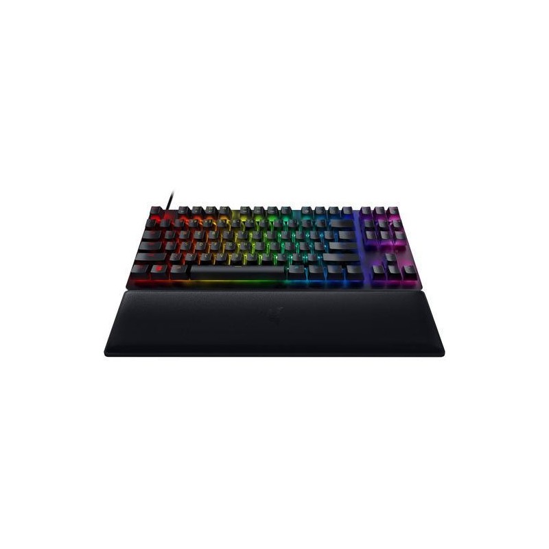 Tastatura razer huntsman v2 tenkeyless (purple switch) cu fir (usb-c) iluminare rgb razer chroma™ format