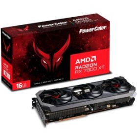 Placa video power color reddevil amd radeon rx 7800 xt 16gb 256 bit gddr6 pcie