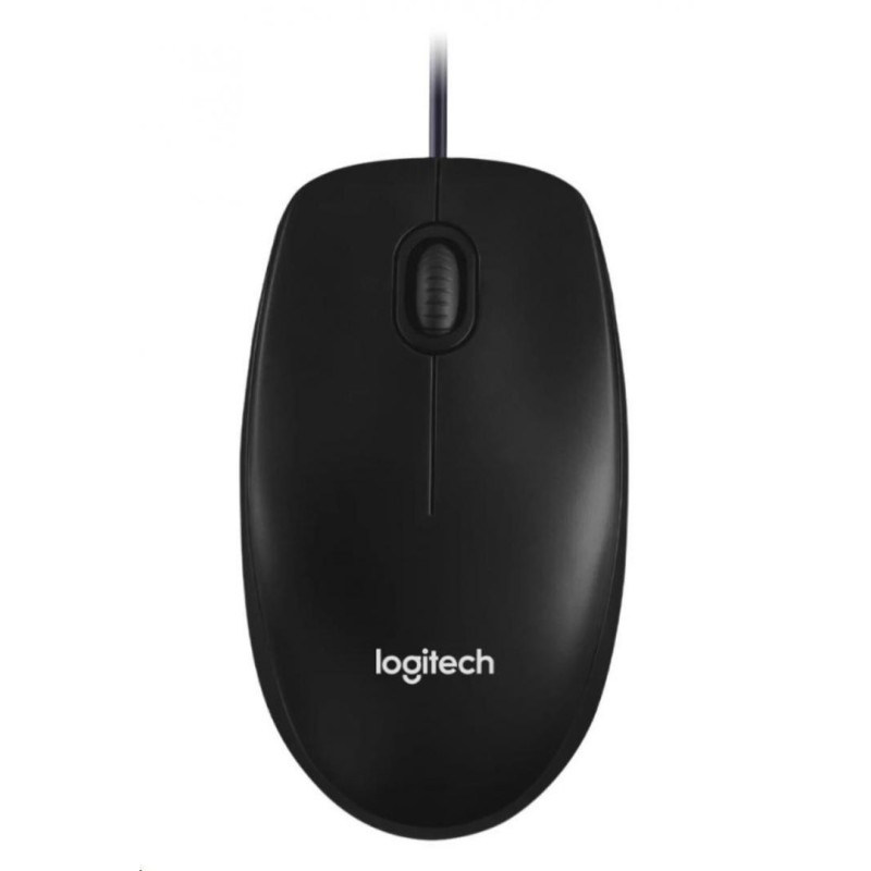 Mouse logitech m100 optic interfata usb rezolutie 1000 dpi 4 butoane/rotite negru