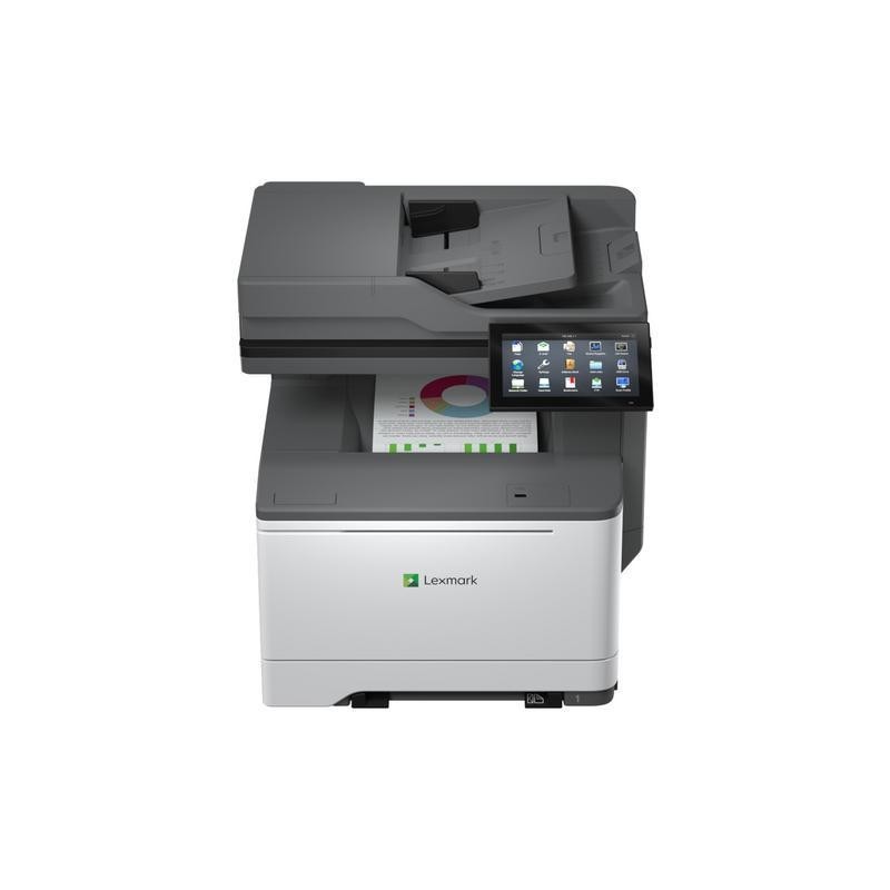 Multifunctional laser color lexmark cx635adwe a4 imprimare/scanare/copiere/fax analog grup de lucru mediu lexmark e-task ecran