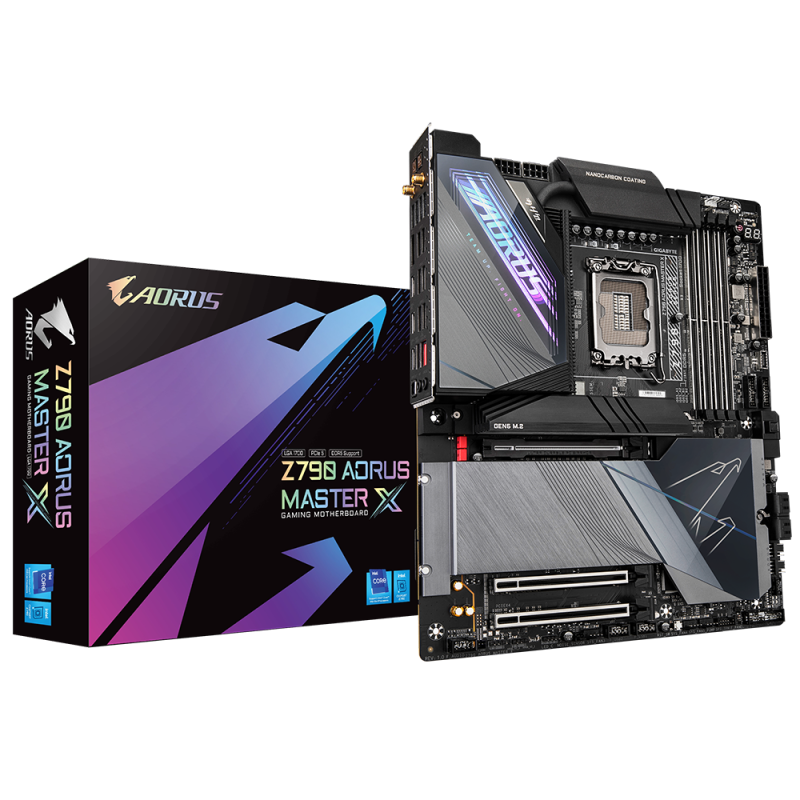 Placa de baza gigabyte z790 aorus master x lga 1700 4x ddr5 1x dp 1x