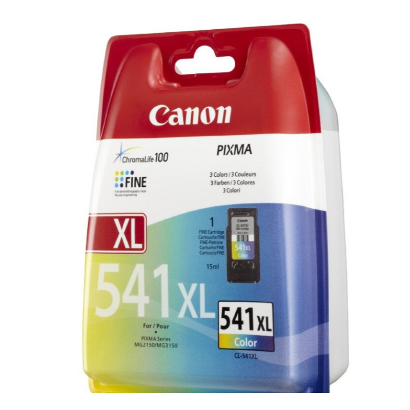 Cartus cerneala canon cl-541xl color capacitate 15ml/400 pagini pentru canon pixma mg2150 pixma mg2250 pixma