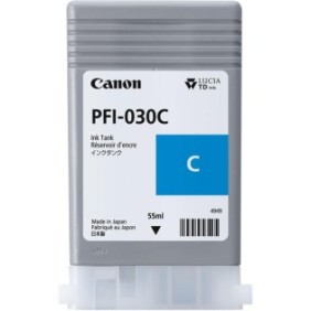 Cartus cerneala canon pfi-030c cyan capacitate 55ml pentru canon imageprograf ta-20 imageprograf ta-30.