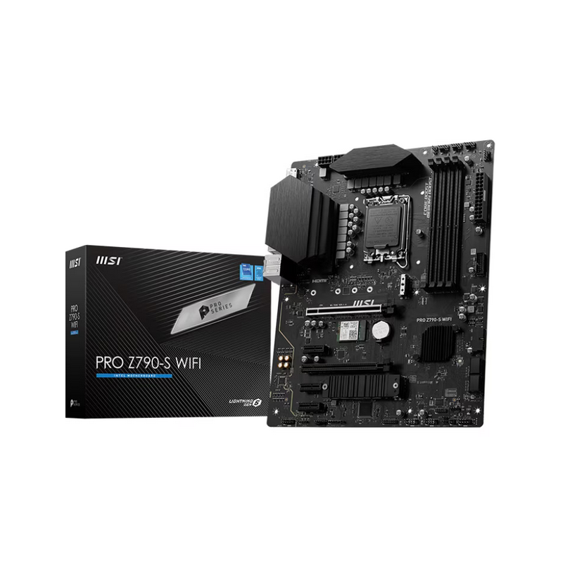 Placa de baza msi pro z790-s wifi lga1700 4xddr5 1xhdmi 1xdp 2x pcie16 3xpcie x1