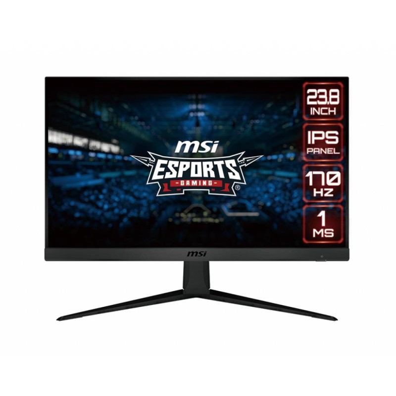 Monitor msi g2412 23.8 inch curvature: flat  panel type: ips resolution: 1920x1080 aspect ratio: 16:9