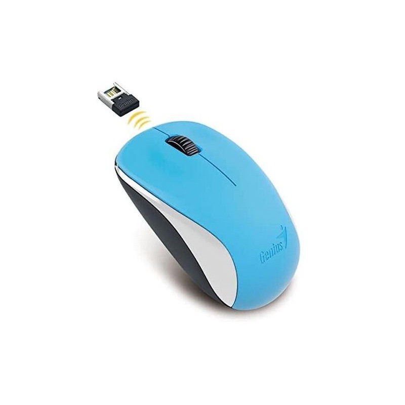 Mouse genius nx-7000 wireless pc sau nb wireless 2.4ghz optic 1200 dpi butoane/scroll 3/1 albastru