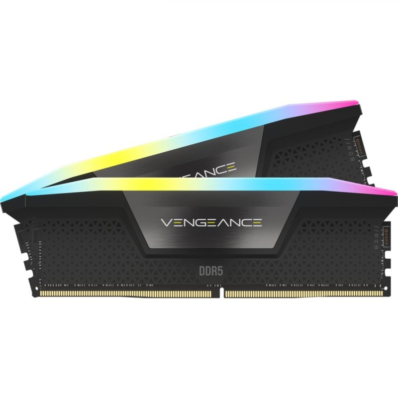 Memorie ram corsair rgb dimm ddr5 32gb 5600mhz 1.25v cl40 kit of 2 vengeance