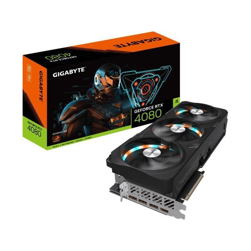 Placa video gigabyte geforce rtx™ 4080 16gb gaming gddr6x 256 bit pcie 4.0 3x dp