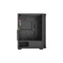 Carcasa spacer – gaming middle tower atx „shield fara sursa sticla securizata 4 x argb