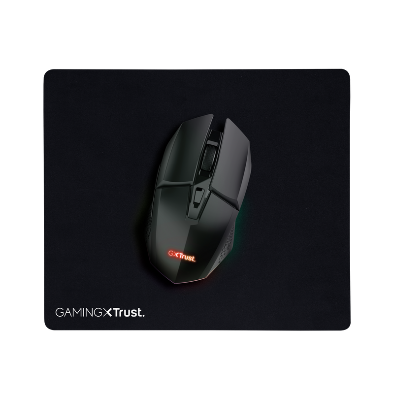 Mouse+ mousepad trust gxt112 felox cu fir rezolutie mouse  4800 dpi optic negru