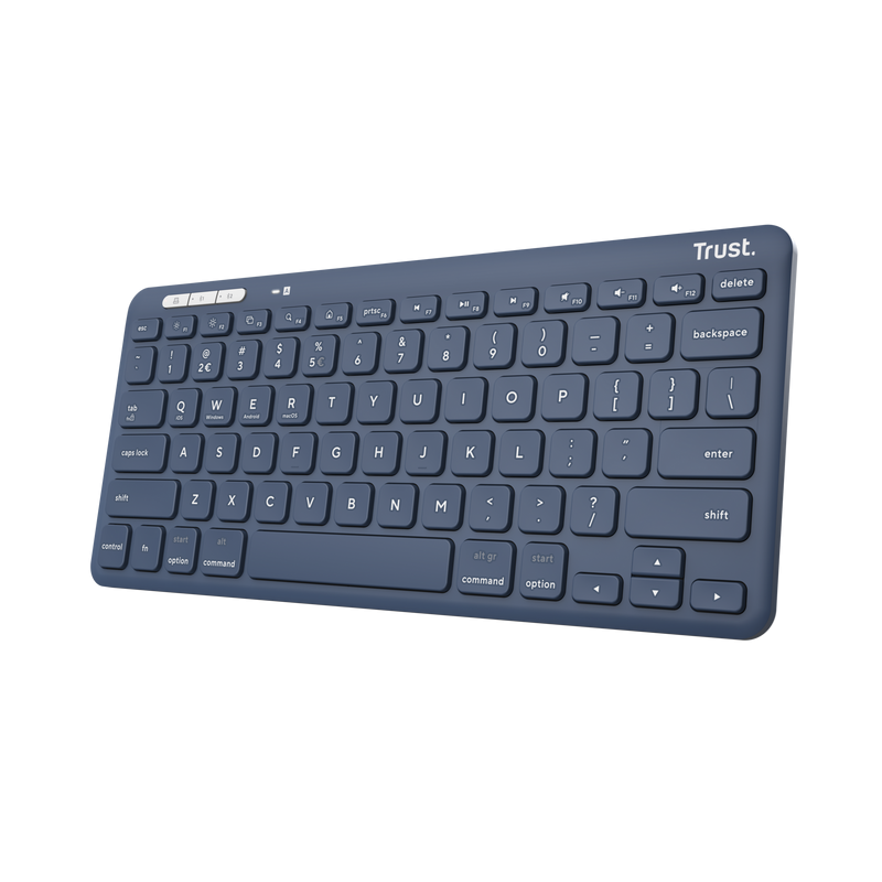 Tastatura trust lyra wireless conexiune usb-a usb-c 1.1 distanta acoperire wireless 10m 1x aaa baterie