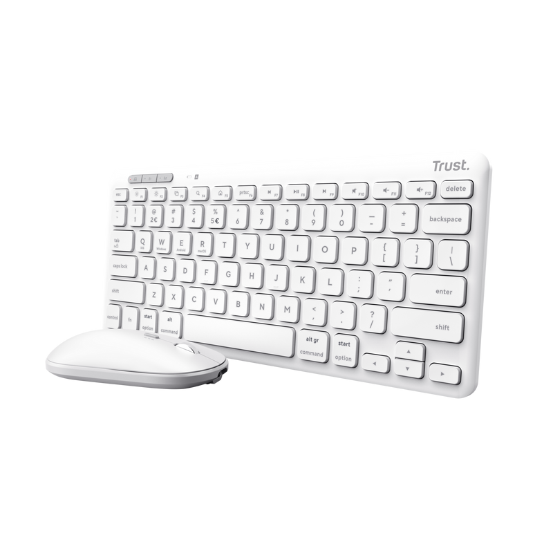 Kit trust tastatura + mouse lyra optic rezolutie mouse 1200 dpi ambidextru conexiune usb-c usb-a