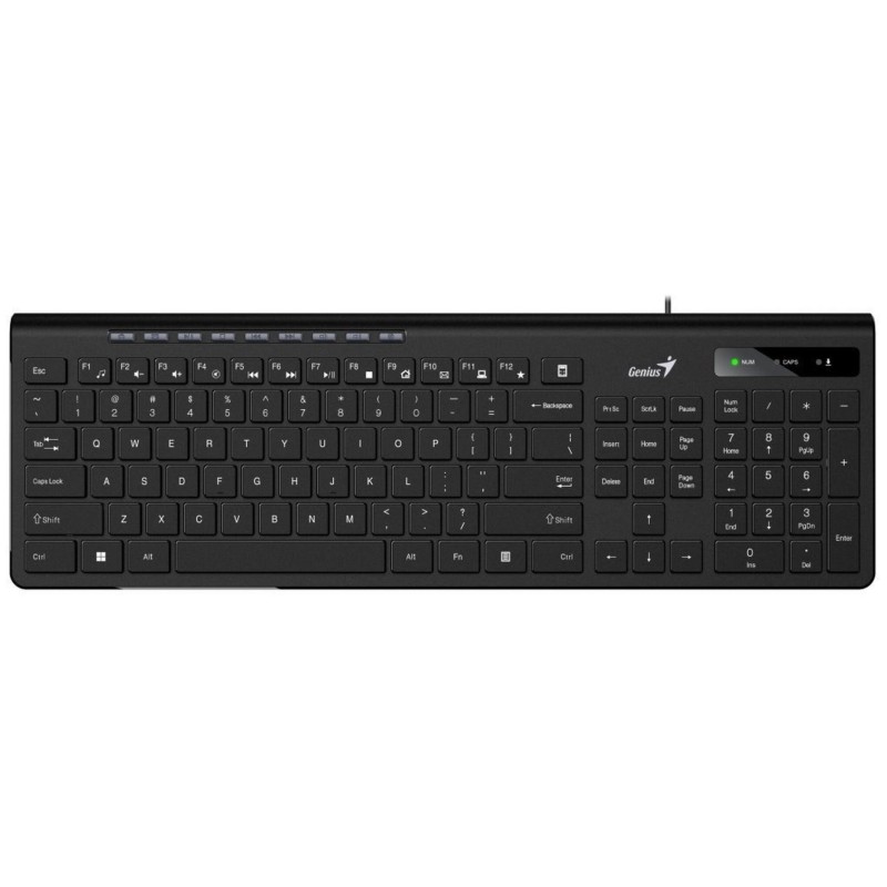 Tastatura genius slimstar 230 104 taste (chocolate style) negru