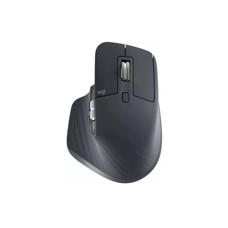 Mouse logitech mx master 3s wireless/bluetooth fara fir rezolutie 8000 dpi optic butoane/rotite 7 graphite/negru