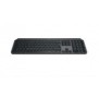 Tastatura logitech mx keys s iluminare 2.4ghz&bluetooth usb-c us intl layout graphite/negru