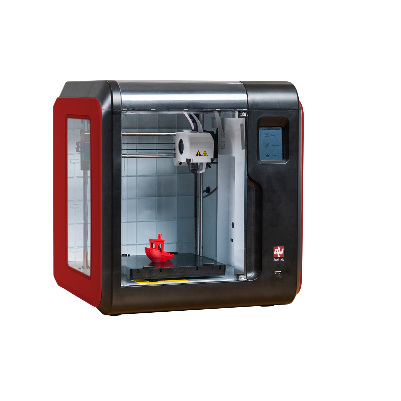 Imprimanta 3d avtek creocube tehnologie:fdm incinta inchisa temperatura maxima duza: 240°c(doua duze incluse) volum printare: