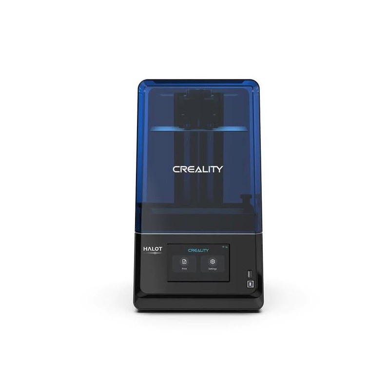 Imprimanta 3d creality halot-one plus cl-79 cu rasina tehnologie sla stereolitografie sursa 100w dimensiuni printare: