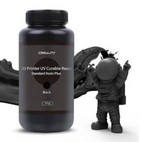 Creality rasina standard rigida fotosensibila 500g culoare negru  compatibila cu imprimante 3d cu tehnologie lcd.