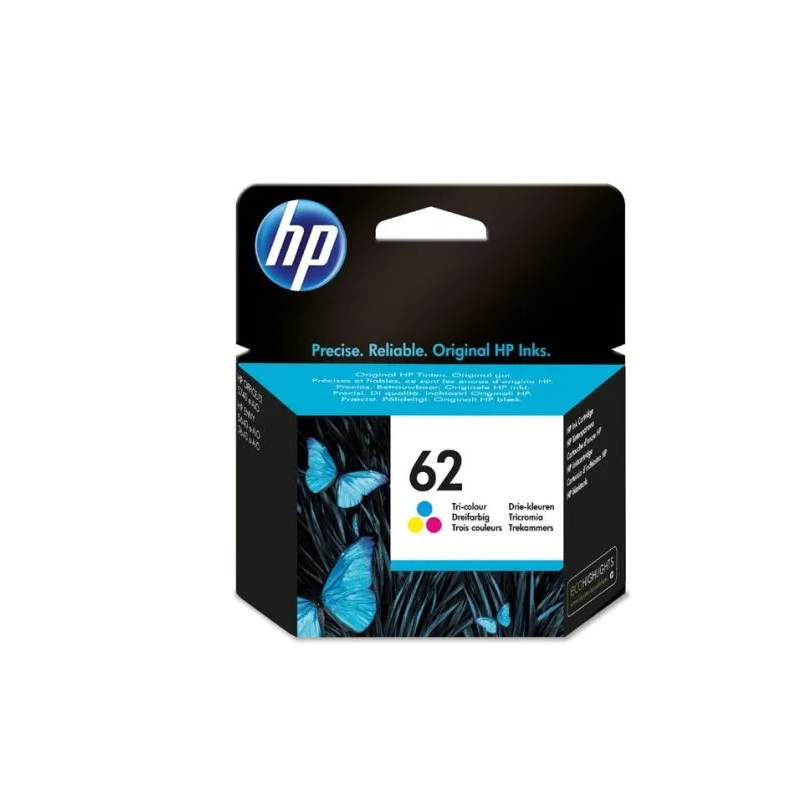 Cartus cerneala hp c2p06ae nr. 62 culoare: cyan magenta yellow  capacitate: 165 pagini(incarcare 5%) compatibilitate: