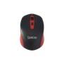 Mouse spacer pc sau nb wireless 2.4ghz optic 1600 dpi butoane/scroll 4/1 negru cu rosu
