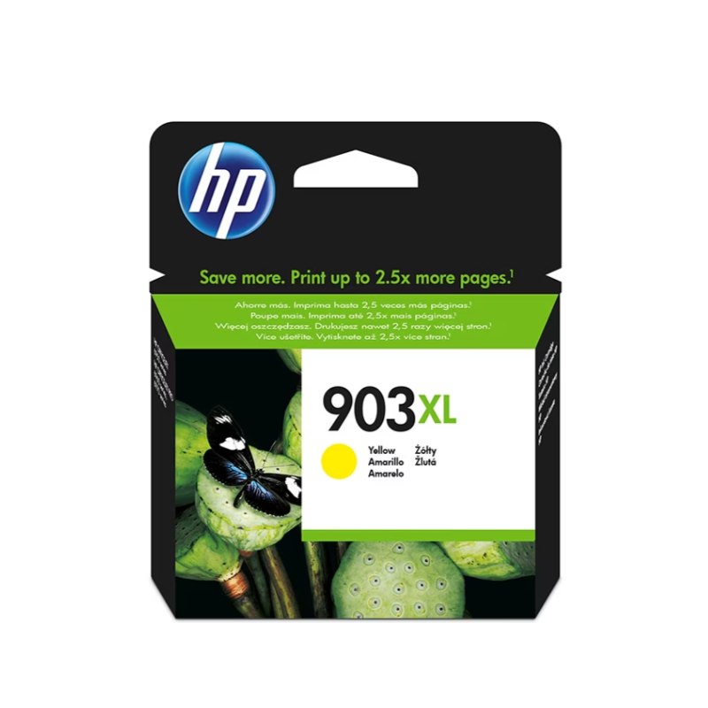 Cartus cerneala hp t6m11ae nr.903xl culoare: yellow capacitate: 8.5ml/750 pagini (incarcare 5%) compatibilitate: hp officejet