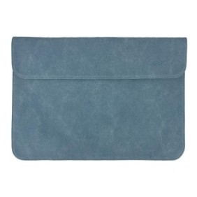 Husa spacer pt. notebook slim de max 15.6″ 1 compartiment piele sintetica albastru