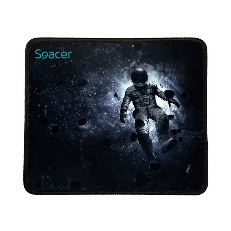 Mousepad spacer gaming cauciuc si material textil 250 x 210 x 3 mm imagini negru