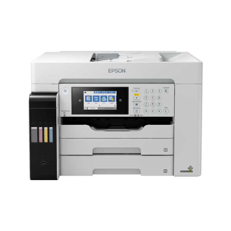 Multifunctional epson ecotank pro l15180tehnologie printare: inkjet(printare scanare copiere fax) dimensiune: a3 4 culori fpo: