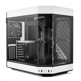 Carcasa hyte y60 mid-tower black/white e-atx pci slots 6+3 no psu included preinstalled fans 3x