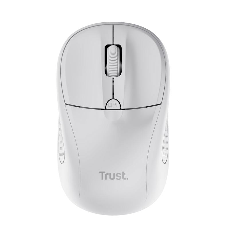 Mouse trust wireless optical rezolutie maxima 1600 dpi 4 butoane 2 baterii tip aaa alb