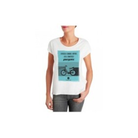 Tricou pegas femei model vehicule comode rapide utile sanatatii marime m culoare galben