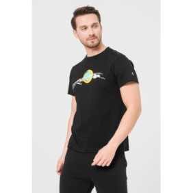 Tricou casual mana bicicleta barbati black-m