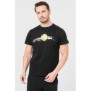 Tricou casual mana bicicleta barbati black-s