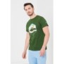 Tricou casual moldoveanu barbati bottle green-l