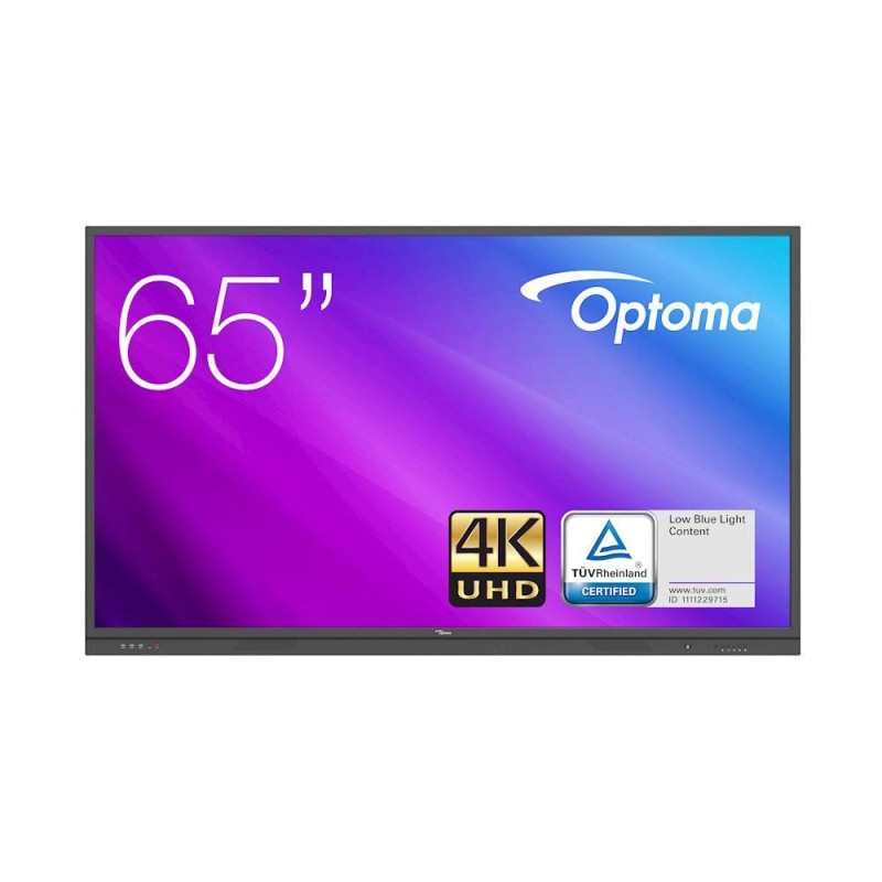 Display interactiv (tabla interactiva) optoma seria 3 3651rk 65 (165cm) uhd luminozitate 370nit backlight direct