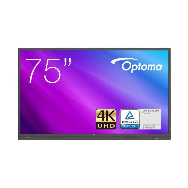 Display interactiv (tabla interactiva) optoma seria 3 3751rk 75 uhd 370nit direct led 8ms contrast