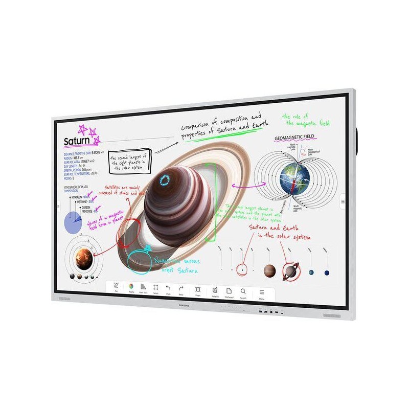 Lh75wmbwlgcxen.sledu pachet display interactiv (tablă interactivă) samsung flip pro 75 4k uhd unghi vizibilitate 178