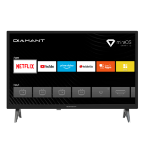 Led tv diamant smart 24hl4330h/b 24 d-ledhd-ready (720p) cme 100hz dvb-t2/c contrast 3000:1 180 cd/m²