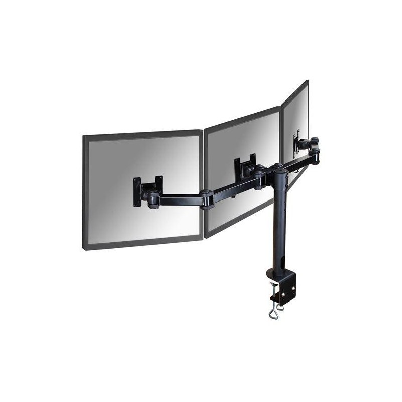 Neomounts by newstar fpma-d960d3 tilt/turn/rotate triple desk mount (clamp) for three 10-21 monitor screens height